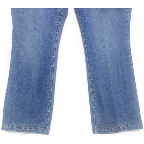 Ellen Tracy Bootcut Blue Jeans Women's Size 14 With Embellished Pockets - Picture 5 of 7